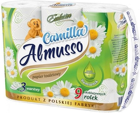 TP Camilla 3vr. 100% celuloza 16m - Papírová hygiena Toaletní papír 3 až 4 vrstvý